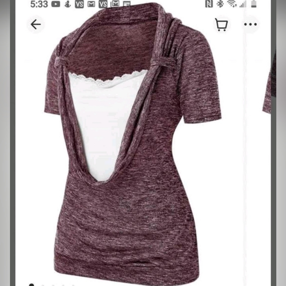 RoseGal Top NEW with Tags! Size L